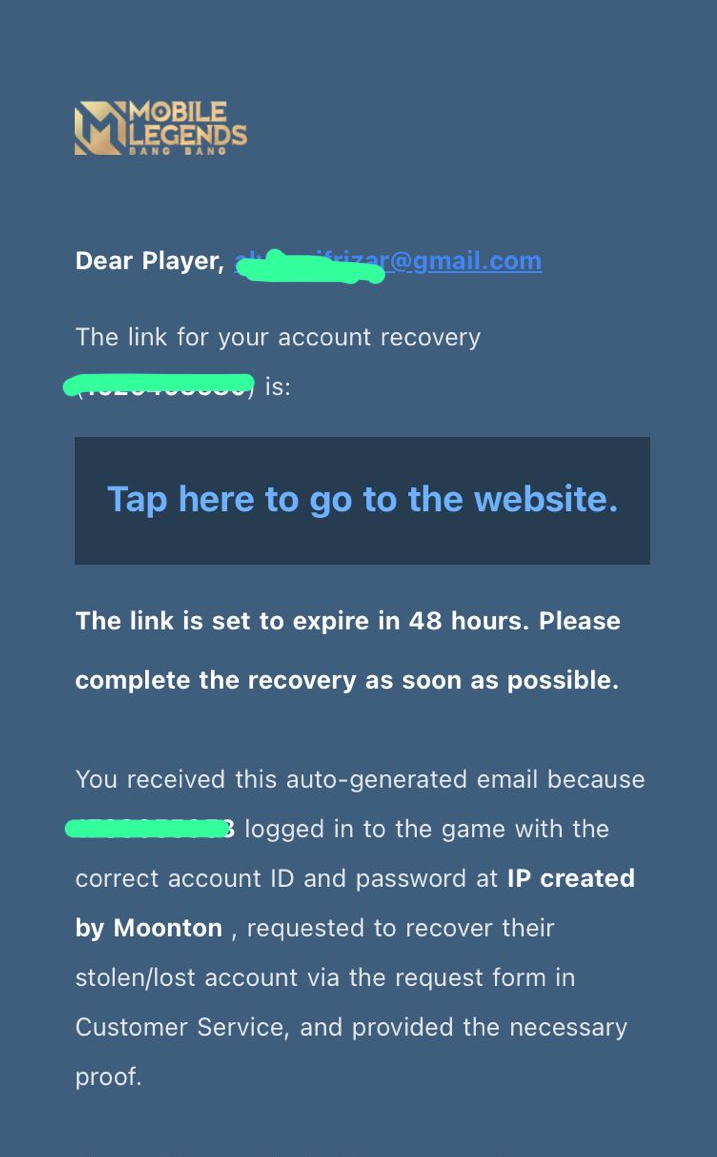 How to Retrieve Your Lost Mobile Legends Account - Synn Store