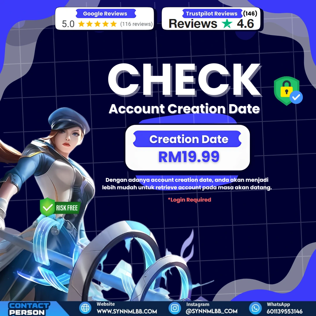 Check Account Creation Date